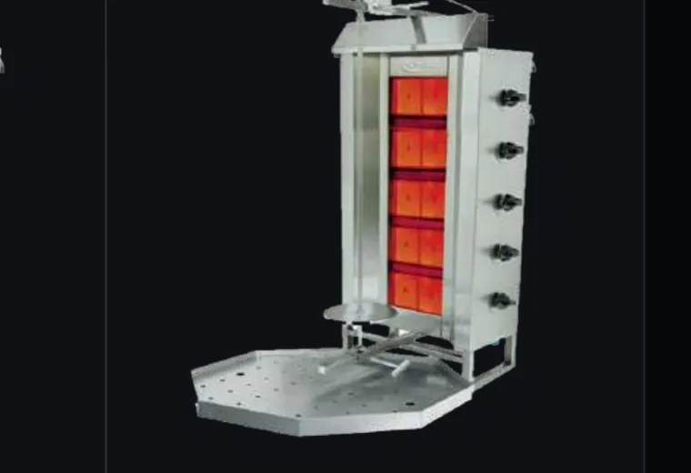 Trompo vertical para shawarma