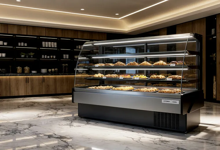 Vitrina de panadería refrigerada